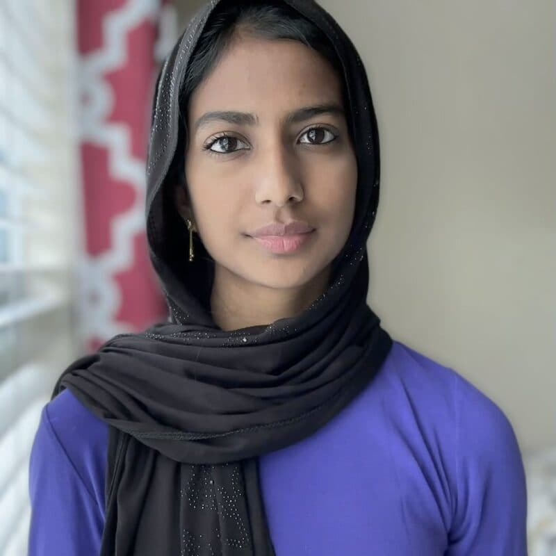 Afsheen Mohamed Abusali, Treasurer.